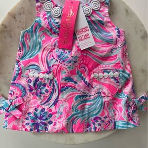 Lilly Pulitzer Baby Lilly Shift Dress - Prosecco Pink / Don't be Jelly